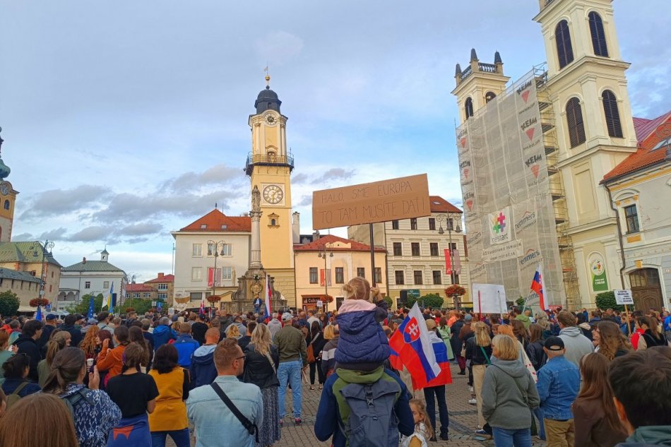 V OBRAZOCH: Protest proti ožobračovaniu v Banskej Bystrici