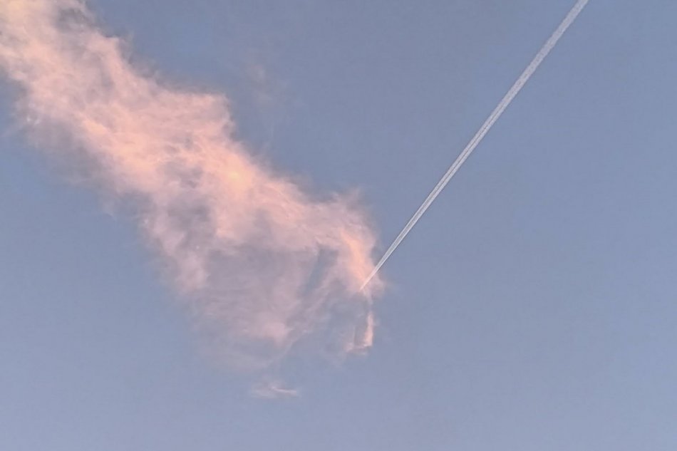 Lev na oblohe v Prešove