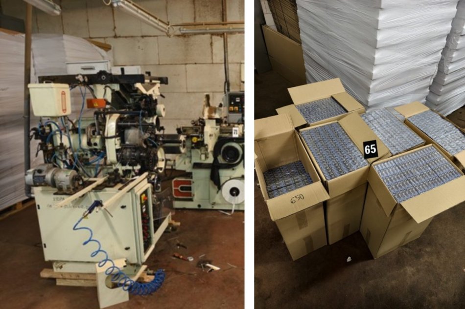 Neďaleko Levíc objavili NELEGÁLNU výrobňu cigariet