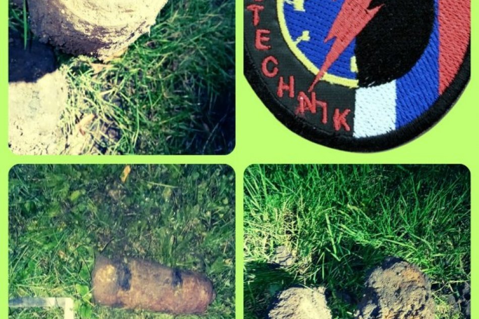 V OBRAZOCH: Nález munície počas výkopových prác