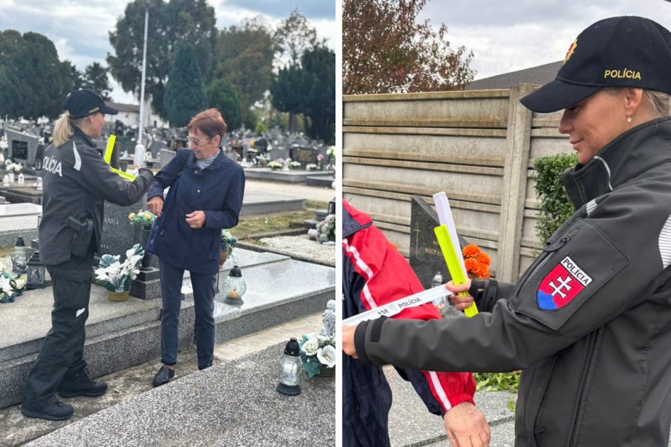 Policajti sa vybrali na cintoríny v Nitrianskom kraji