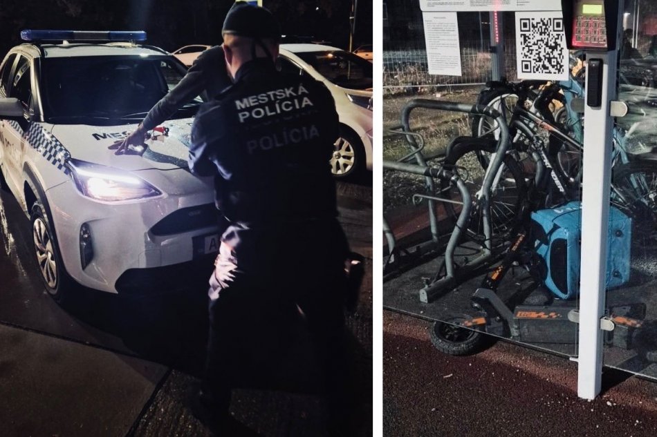 Muža chytili pri pokuse o krádež elektrokolobežky