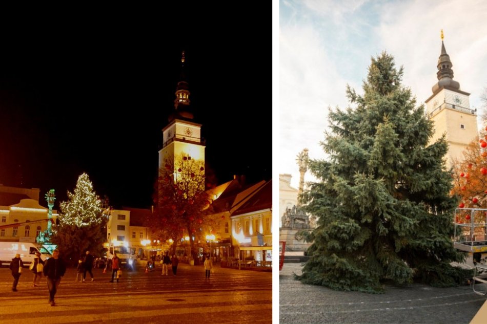 Na Trojičnom námestí už stojí vianočný strom