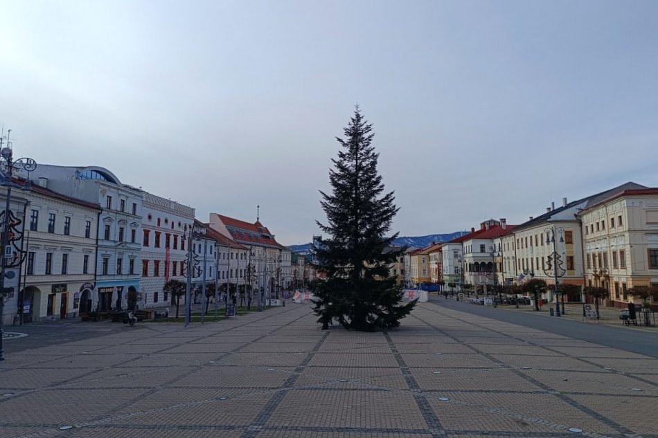 V OBRAZOCH: Námestí SNP už zdobí nový vianočný stromček