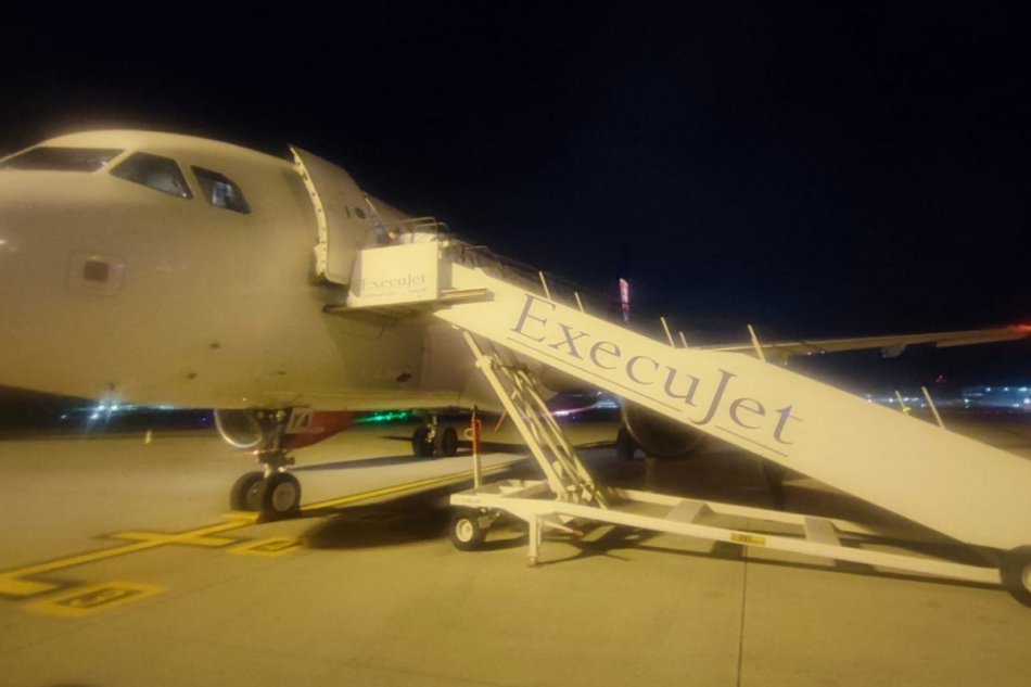 Poškodený vládny špeciál na letisku v Bruseli