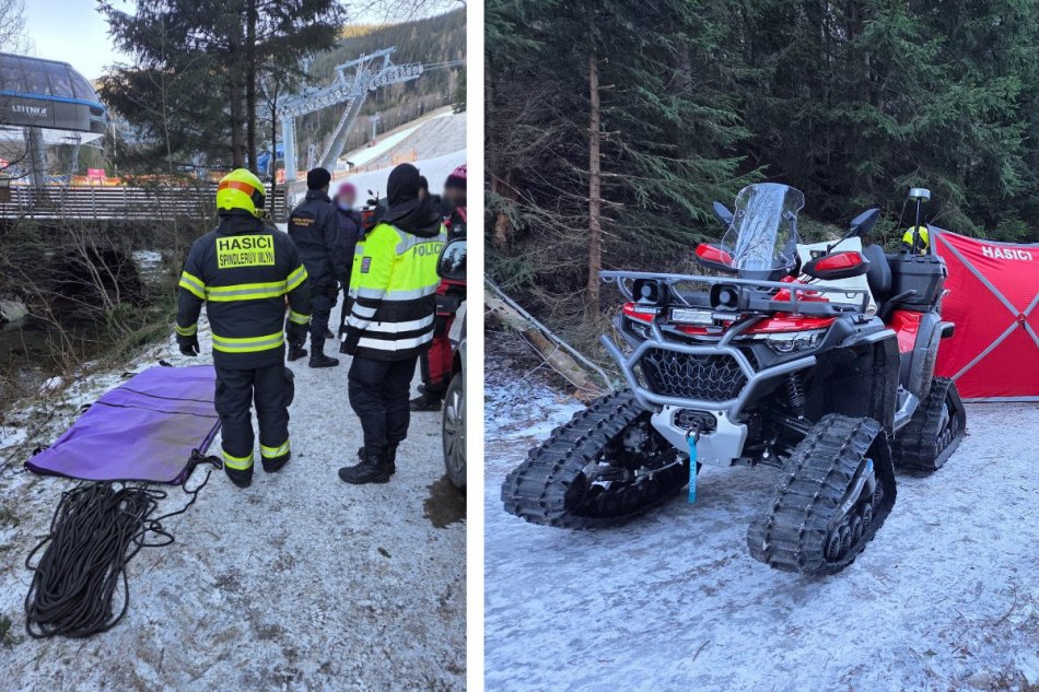 V potoku v Špindlerovom Mlyne objavili telo muža