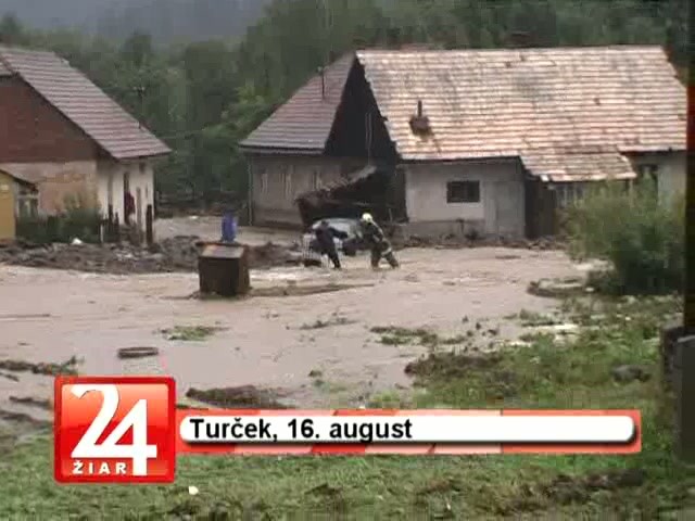 V Turčeku ľudí zachránili zo zatopených domov po dvoch hodinách