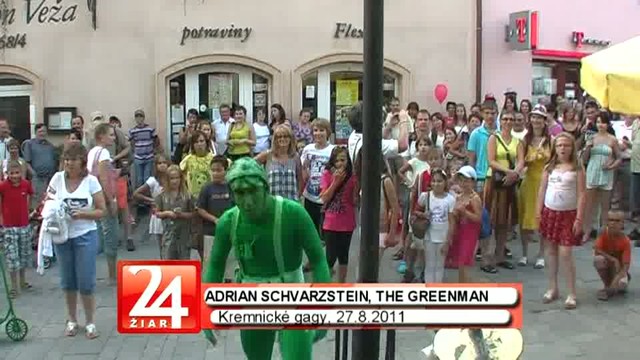 V uliciach Kremnice vyčíňal Greenman