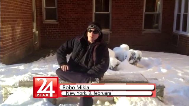 EXKLUZÍVNE: Robo Mikla hovorí pravdu o snehovej búrke v New Yorku!