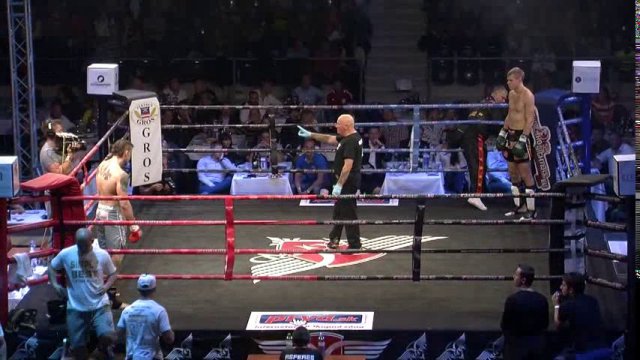 5. zápas K-1 kg: Denis Kušmírek (Poprad) vs. Adam Janasik (Poľsko) – víťaz Kušmí
